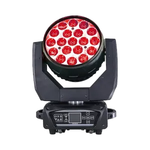Osram LED moving head 19x 15 W RGBW 4in1 Osram, Zoom 8-60deg, DMX512, silent
