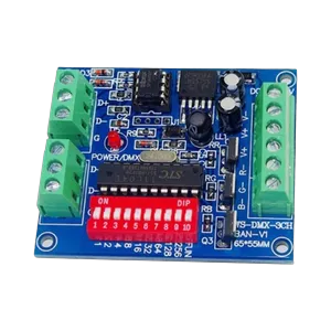SOH 3-channel RGB LED DMX512 dimmer DC 5-24 V, 15 A