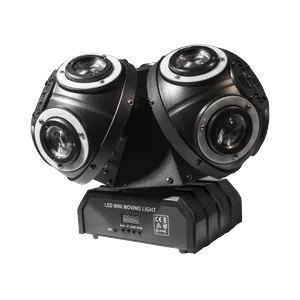 SOH 3-heads moving RGBW BEAM LED head 12x 10 W LED + 144x 5050 LED SMD, RGB laser, DMX