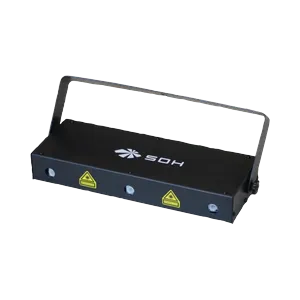 SOH Green multieffect laser Trifan 3x 50 mW, DMX512