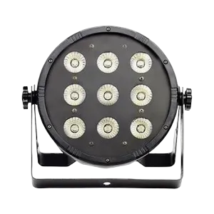 SOH LED PAR flat reflector 9x 10 W 4-in-1 RGBA (Amber), DMX