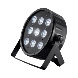 SOH LED PAR flat reflector 9x 10 W 4-in-1 RGBW, DMX