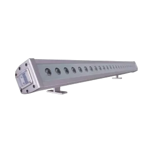 SOH LED Wall Bar Wash reflector 24x 3 W RGB 3-in-1, DMX512, IP65, silver