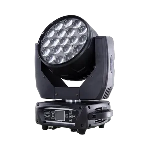 SOH LED moving head 19x 15 W RGBW 4in1, Zoom 8-60deg, DMX512