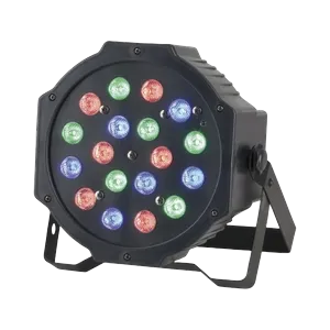SOH RGB LED flat PAR reflector 18x 1,5 W, passive cooling, DMX