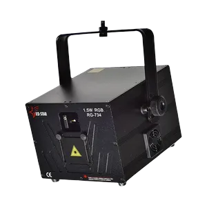 SOH RGB laser 1,5 W, 15 kpps, DMX, ILDA