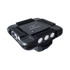 SOH Rotating beam LED effect, RG laser, 12x 10W LED RGBW, 2x 10W COB white diode, 60 mW RG laser, DMX