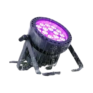 VLTG Waterproof LED PAR reflector 18x 10W RGBW 4in1, DMX, IP65
