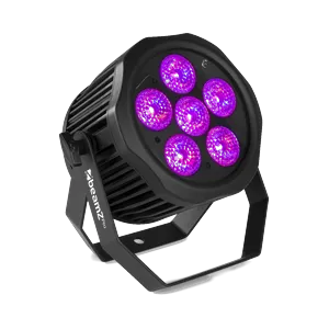 BeamZ WBP612IP Aluminium IP65 Battery LED PAR 6-in-1 LEDs