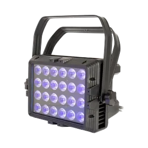 Boehlke Beleuchtung LED Spotlight 24*15W 5 in 1 RGBWA IP65 Beaming Angle 45 Blue