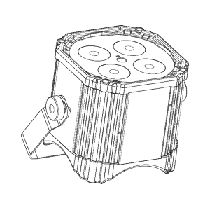 Chauvet DJ EZLink Par Q4BT