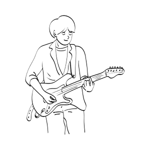 EMEX7 Person with Electric Bass