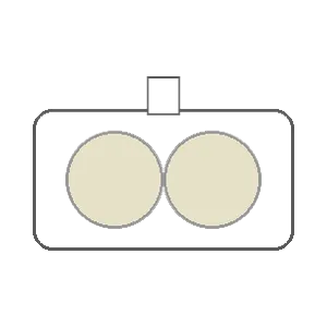 Evolights Blinder IP65 2x150W