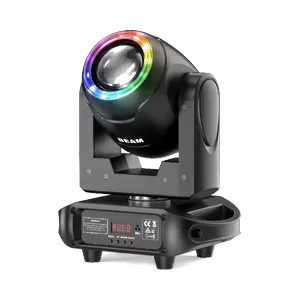 UKing ZQ02364 100W LED Moving Head Beam with LED halo