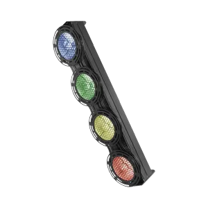 Flash JETO Sunax 4x30W 4w1 COB RGBW 4 Sections Mk2 P7300004