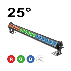 Flash LED WASHER 18x10W RGBW 4in1 3 SECTIONS Mk2 25* P7200045
